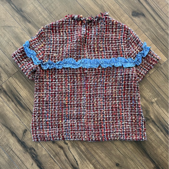 ZARA Tweed Blouse - Picture 4 of 4